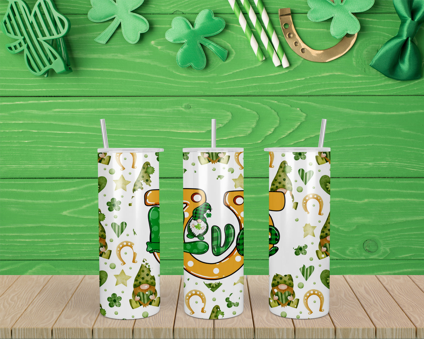 Love Golden Horse Shoe Tumbler