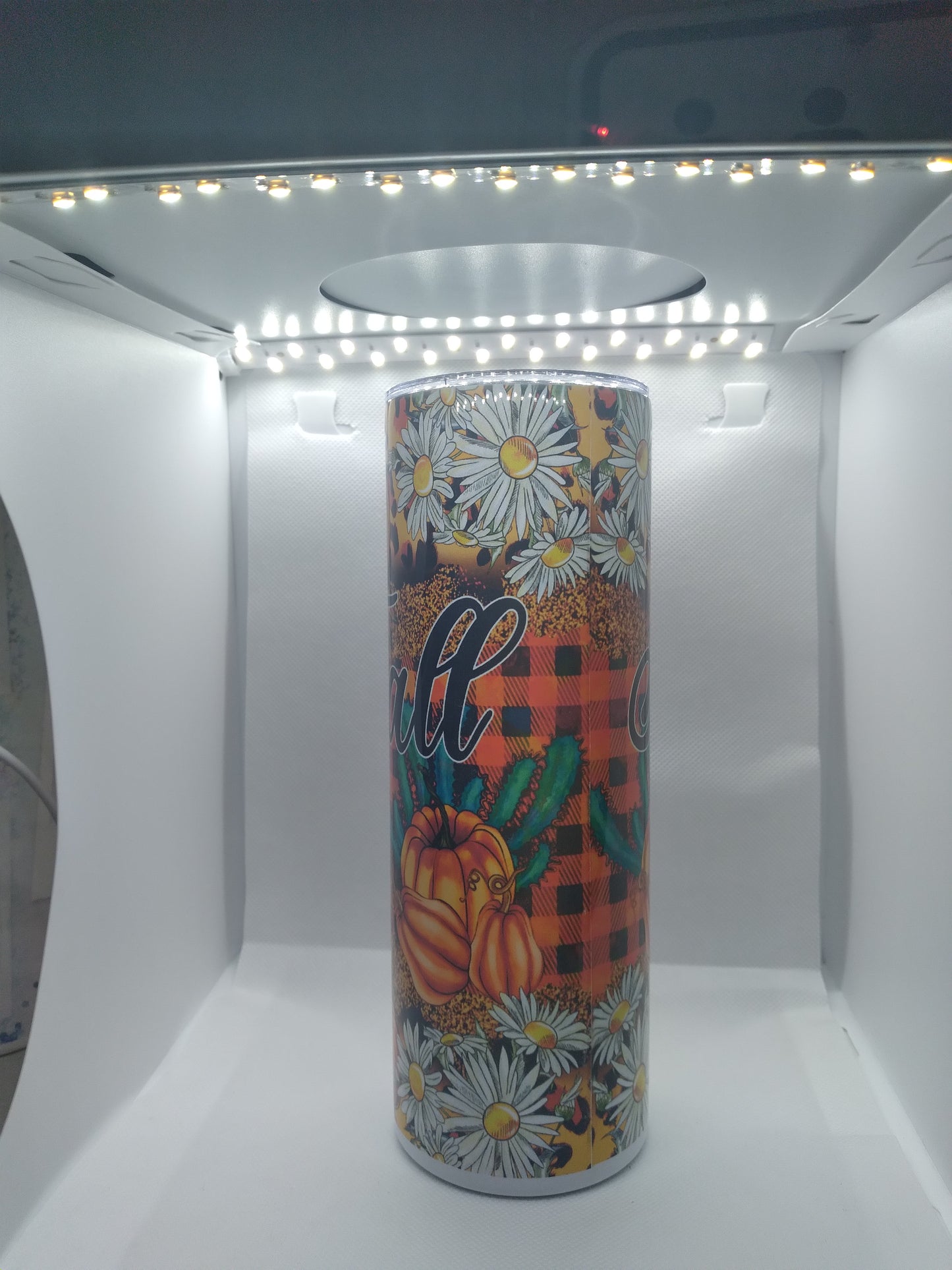 Hello Fall skinny Tumbler