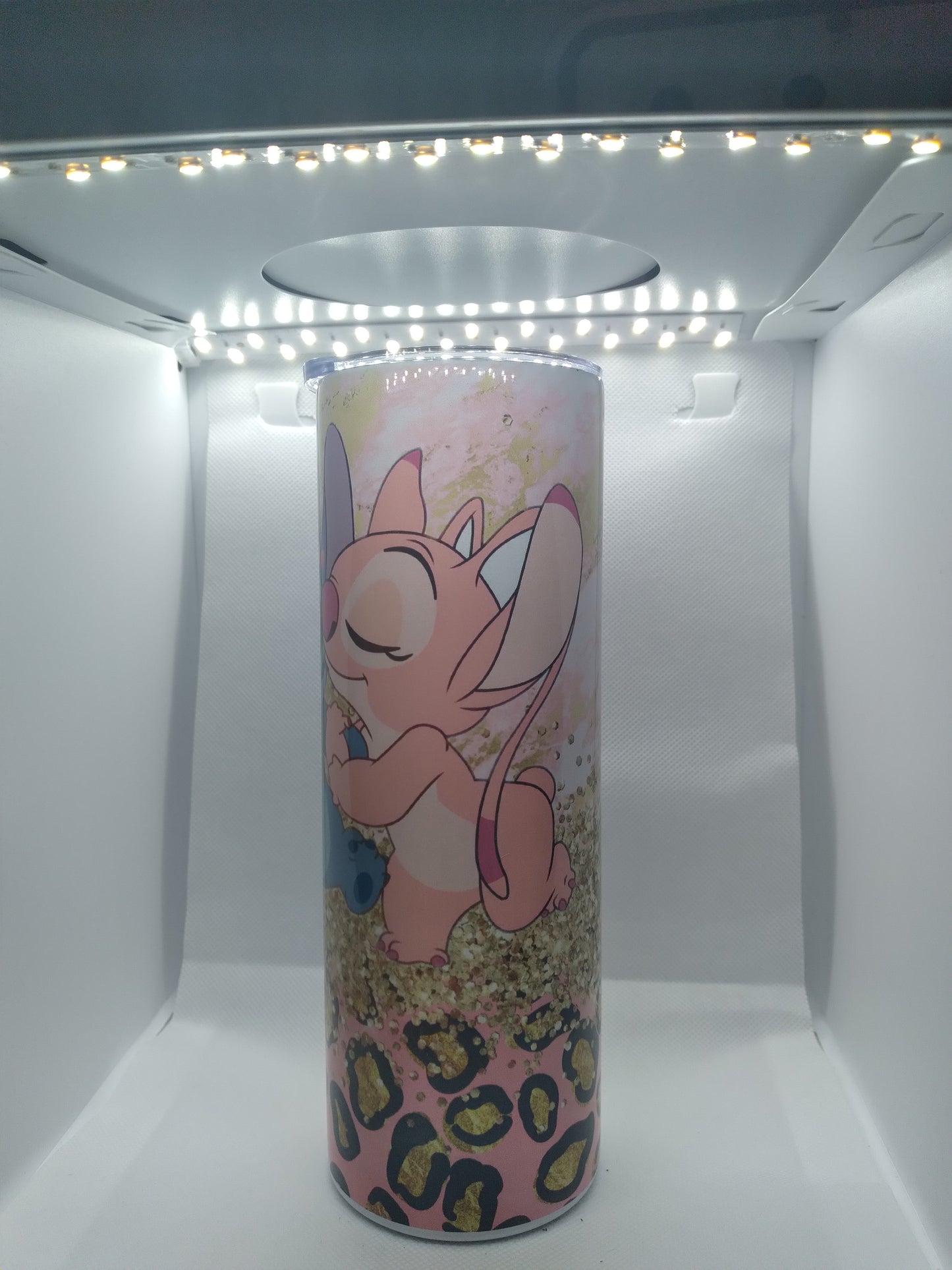 MR. & MRS. Stitch skinny Tumbler