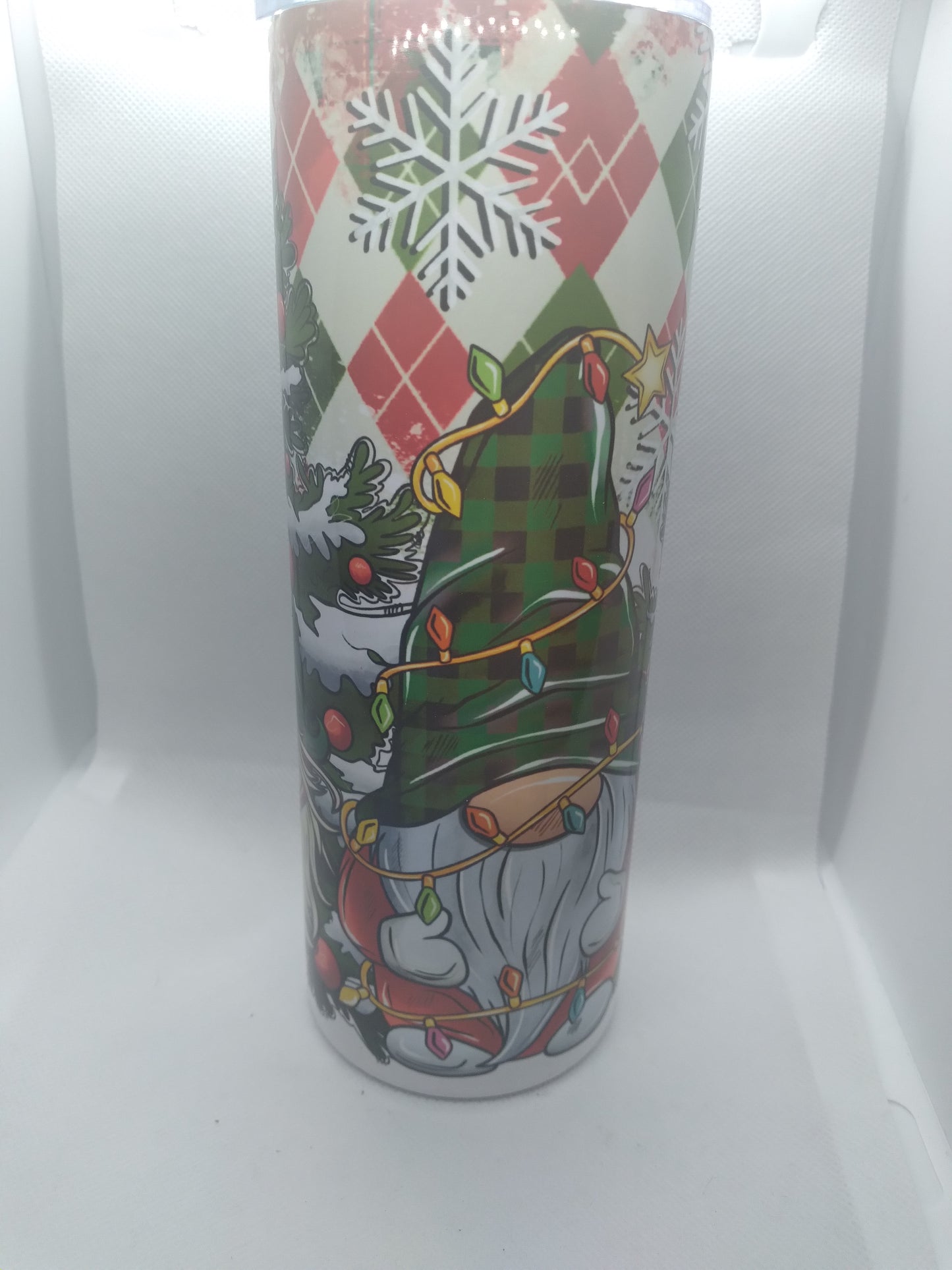 Gnomes skinny Tumbler