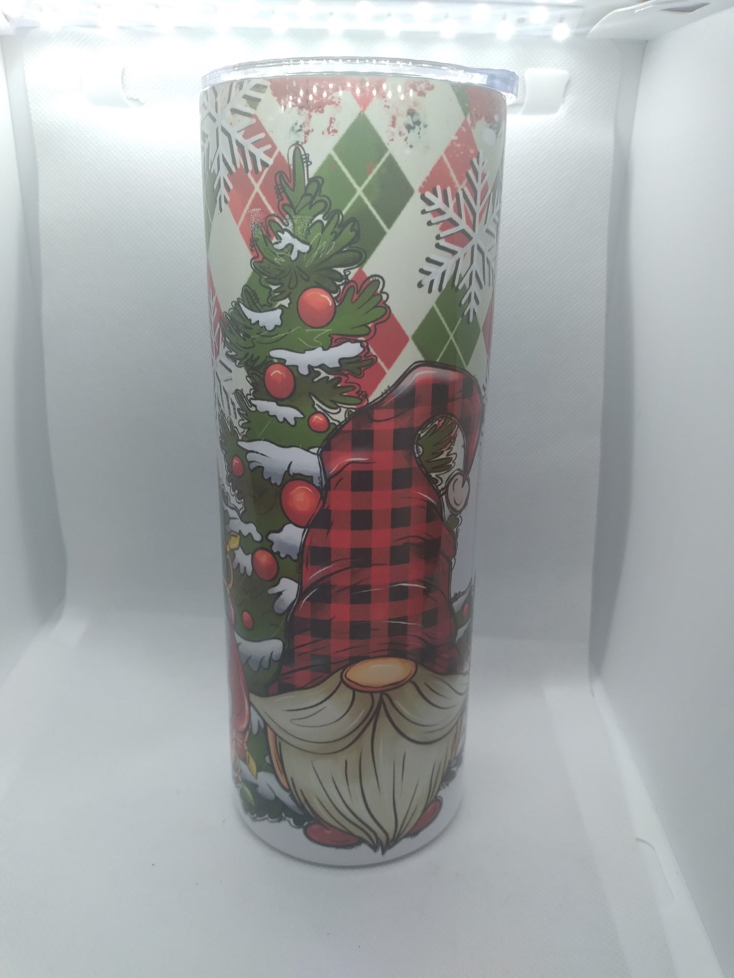 Gnomes skinny Tumbler