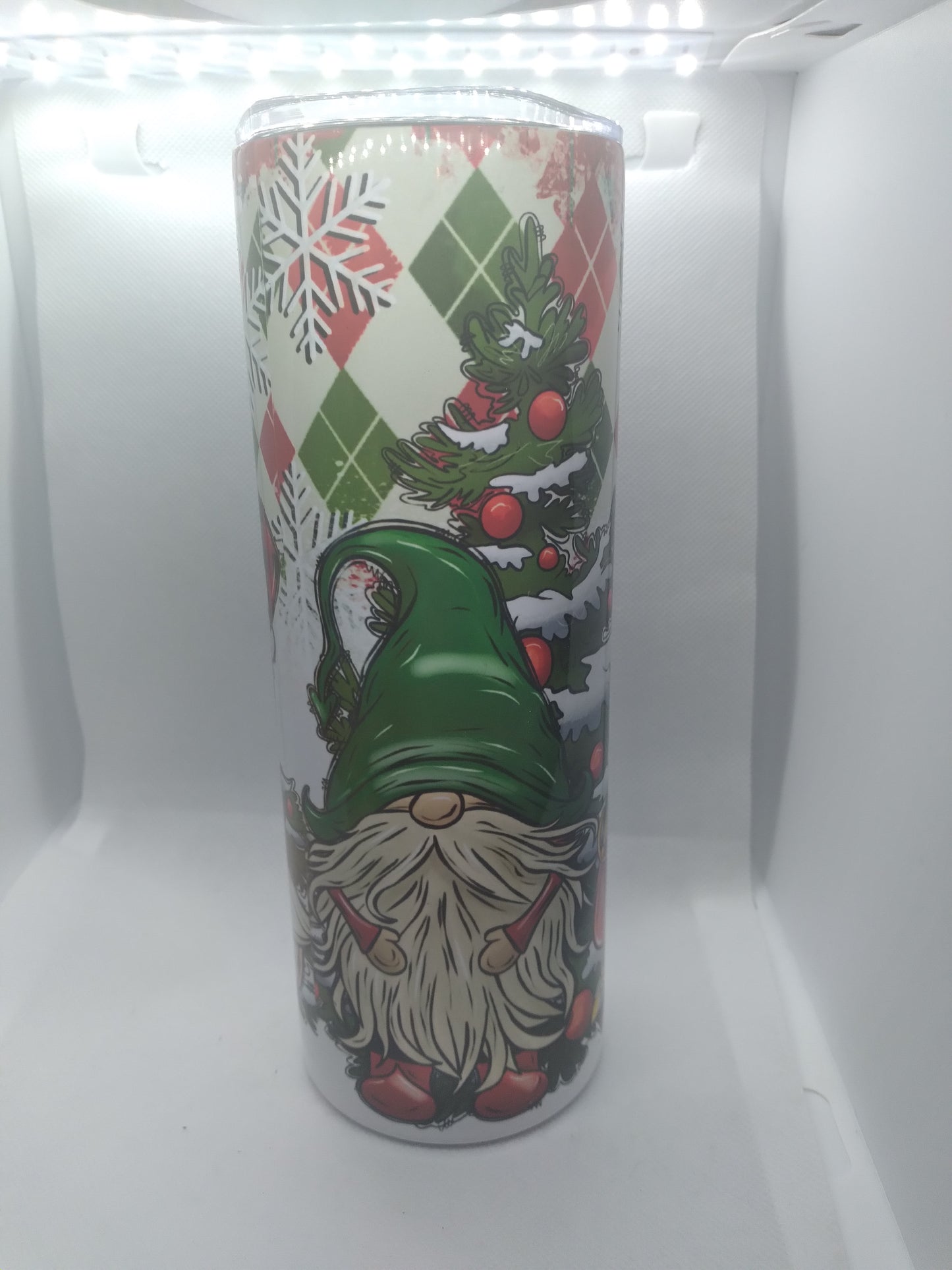 Gnomes skinny Tumbler