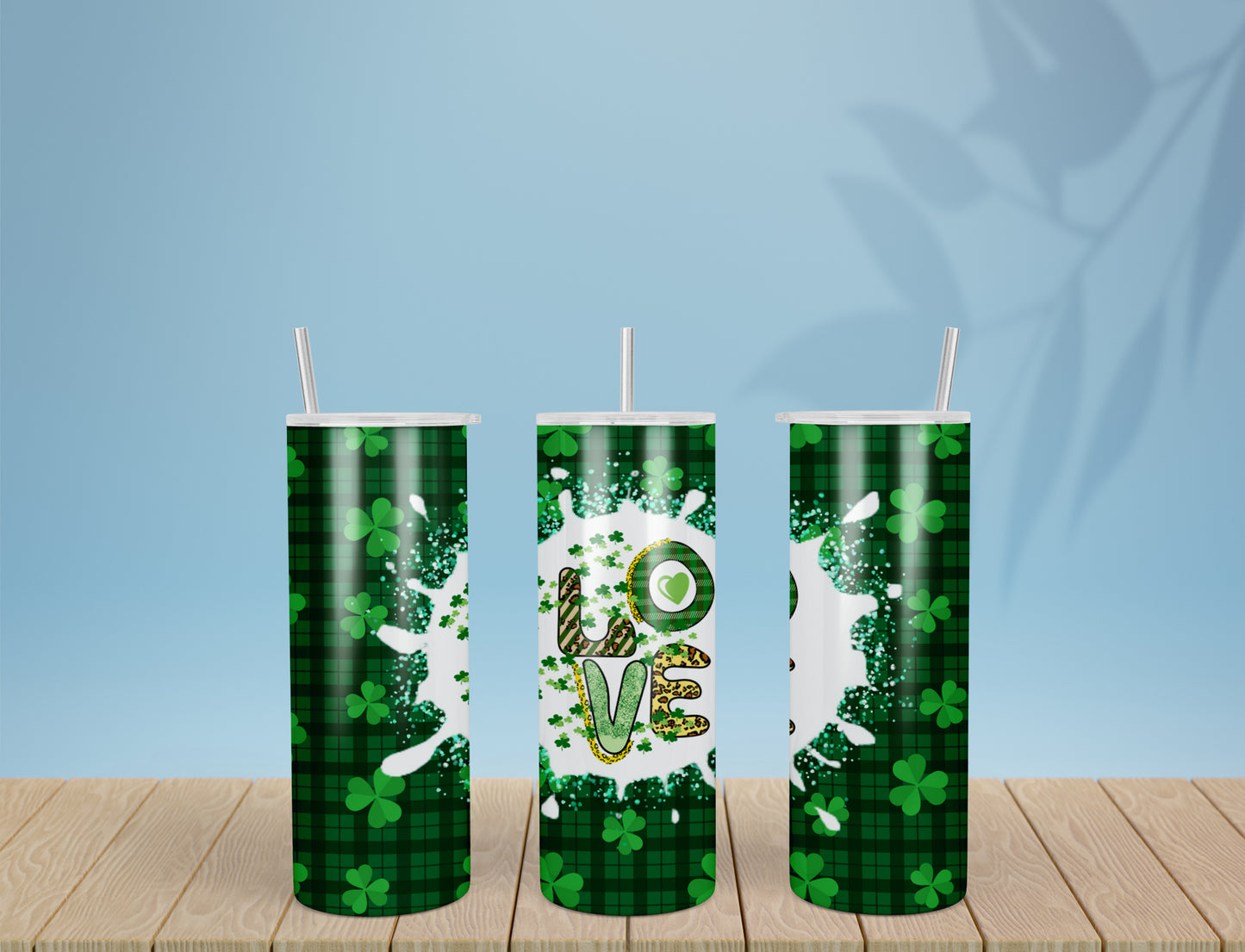 Green Love Tumbler