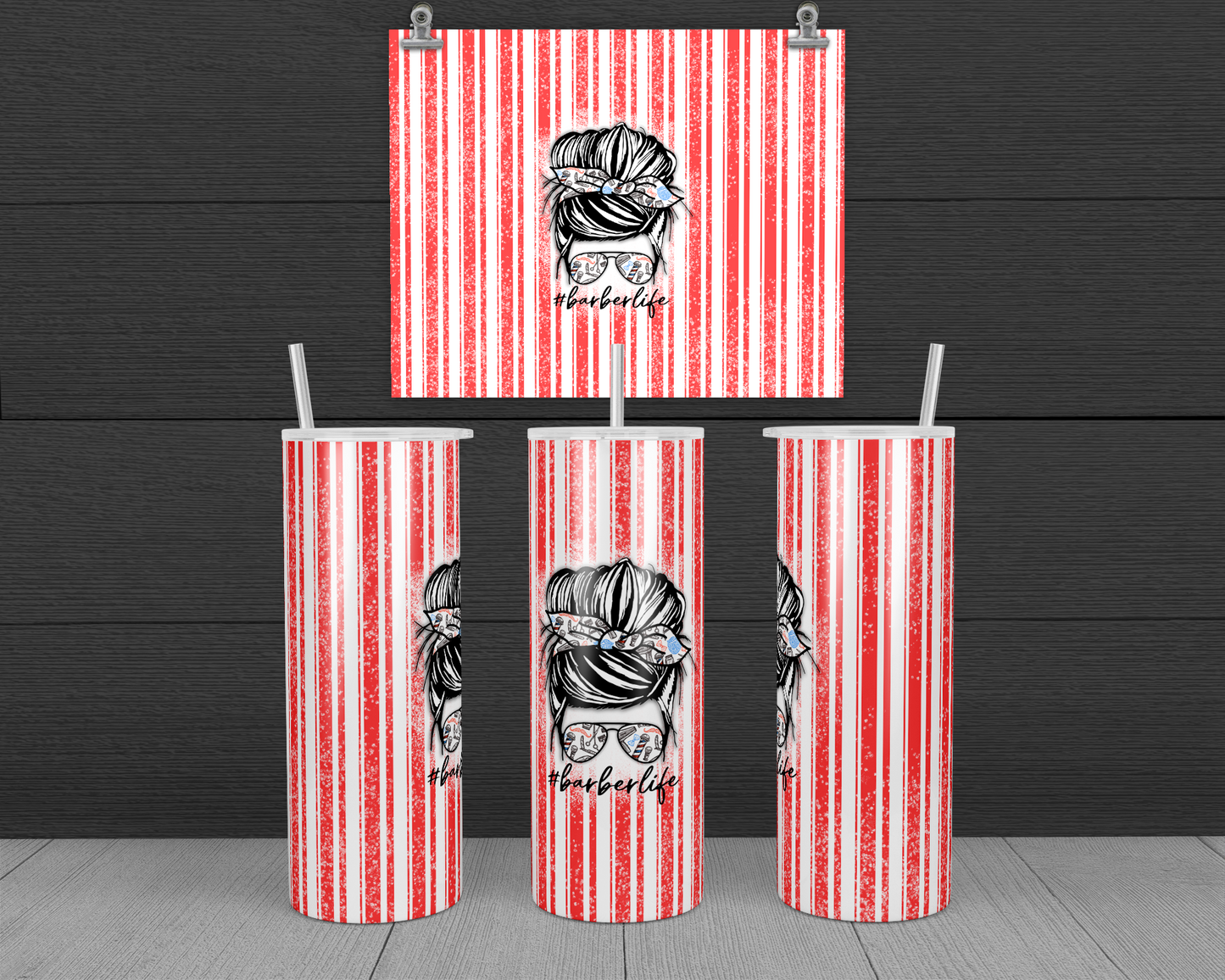 Hair Stylist 20oz Tumbler Customized