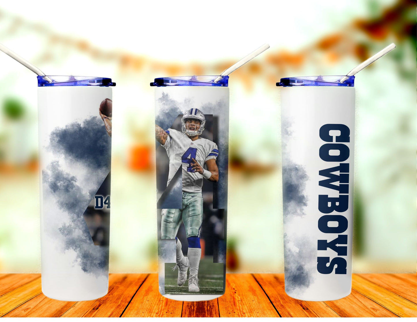 Dallas Cowboys Dax skinnyTumbler
