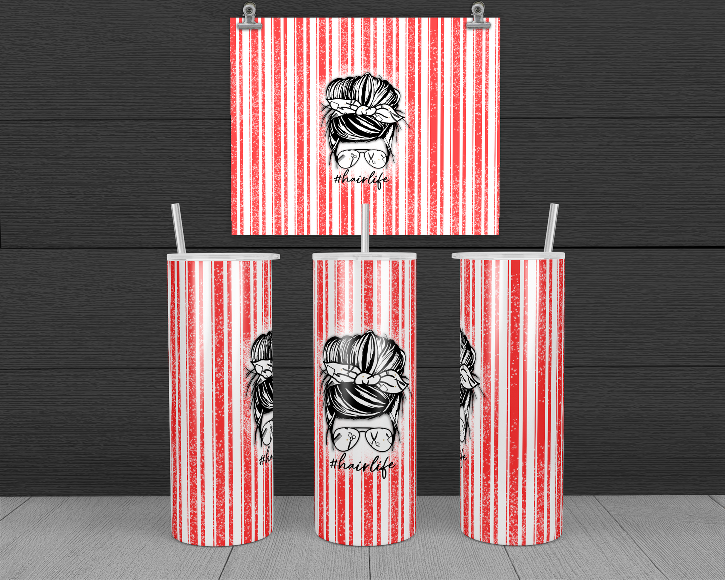 Hair Stylist 20oz Tumbler Customized