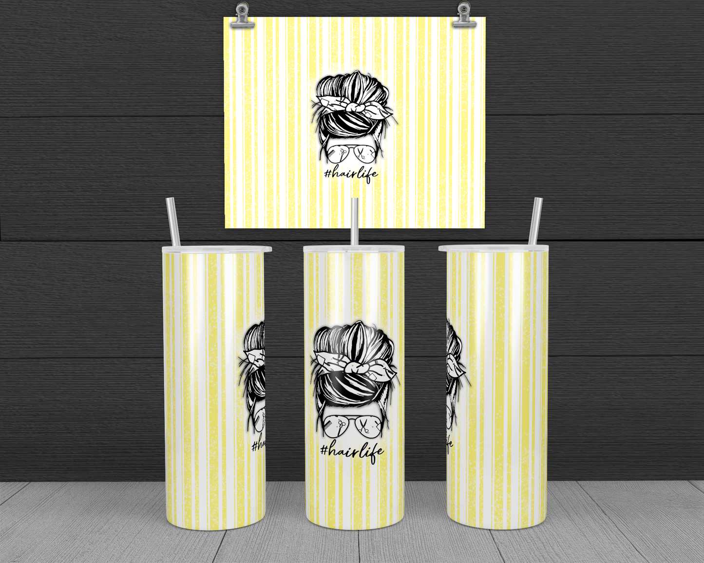 Hair Stylist 20oz Tumbler Customized