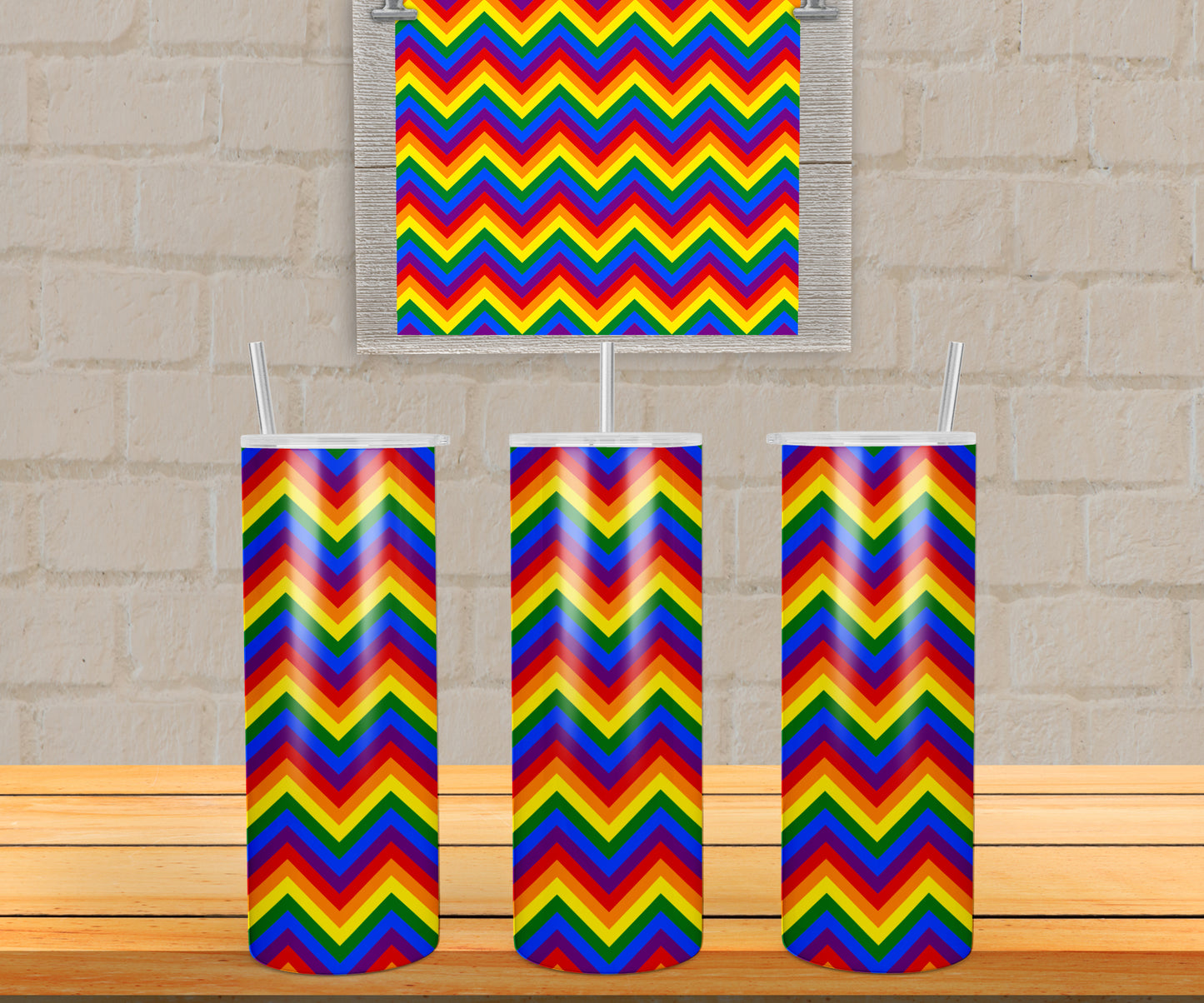 Zig Zag Rainbow Love