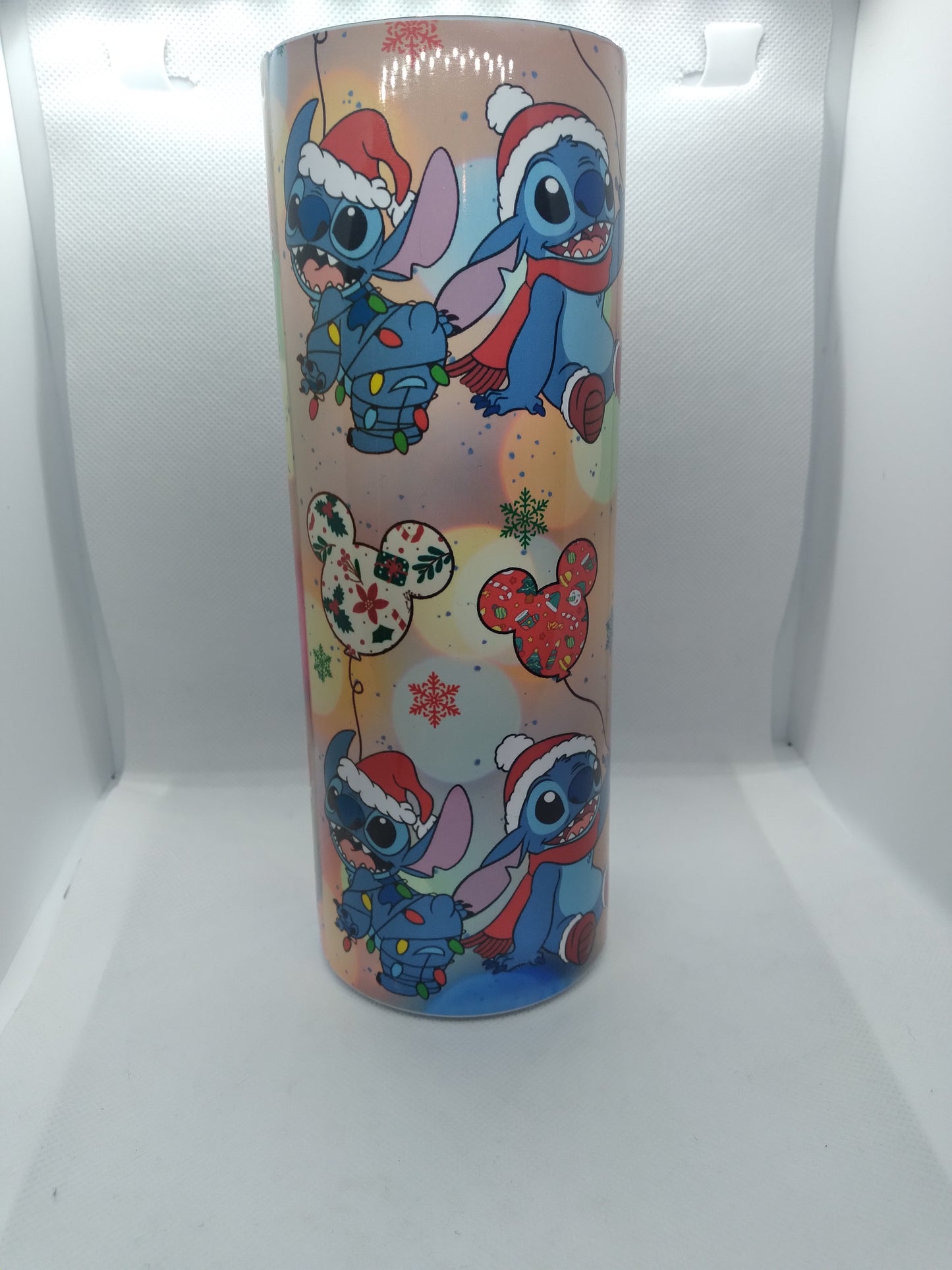 Christmas lights stitch 30oz tumbler