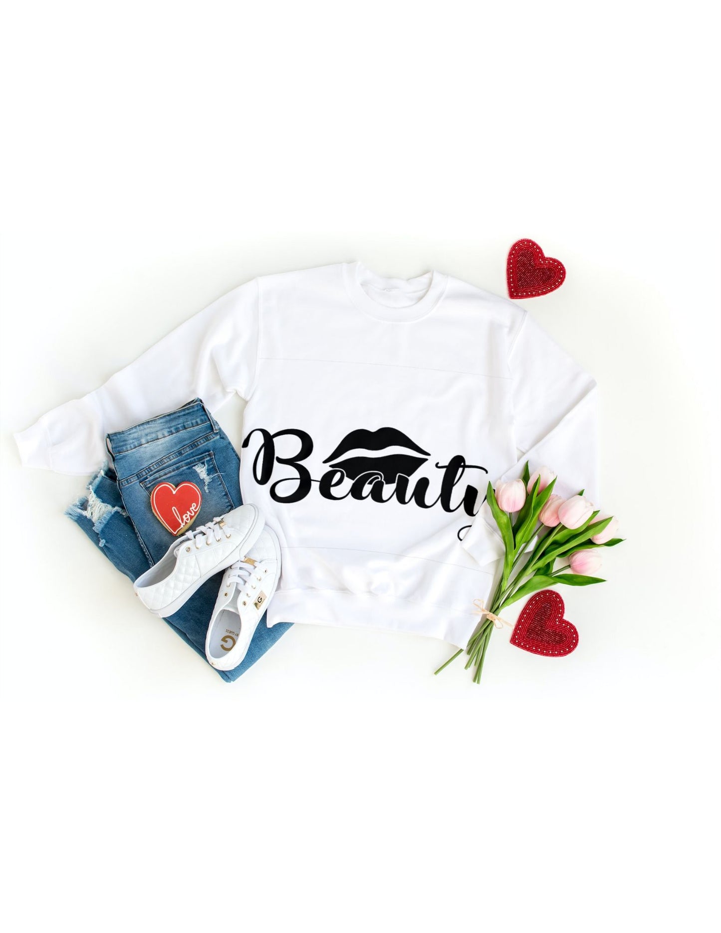 Beauty Beast Crewneck Couple set