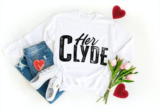 His Bonnie her clyde couple set crewnecks