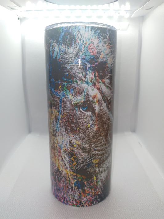 Rainbow Lion 20oz Tumbler